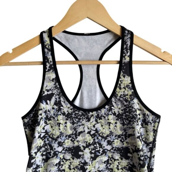 Lululemon Cool Racerback Size 6 Crosscourt Petal Black - Picture 3 of 8